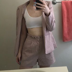 Blazer and short set